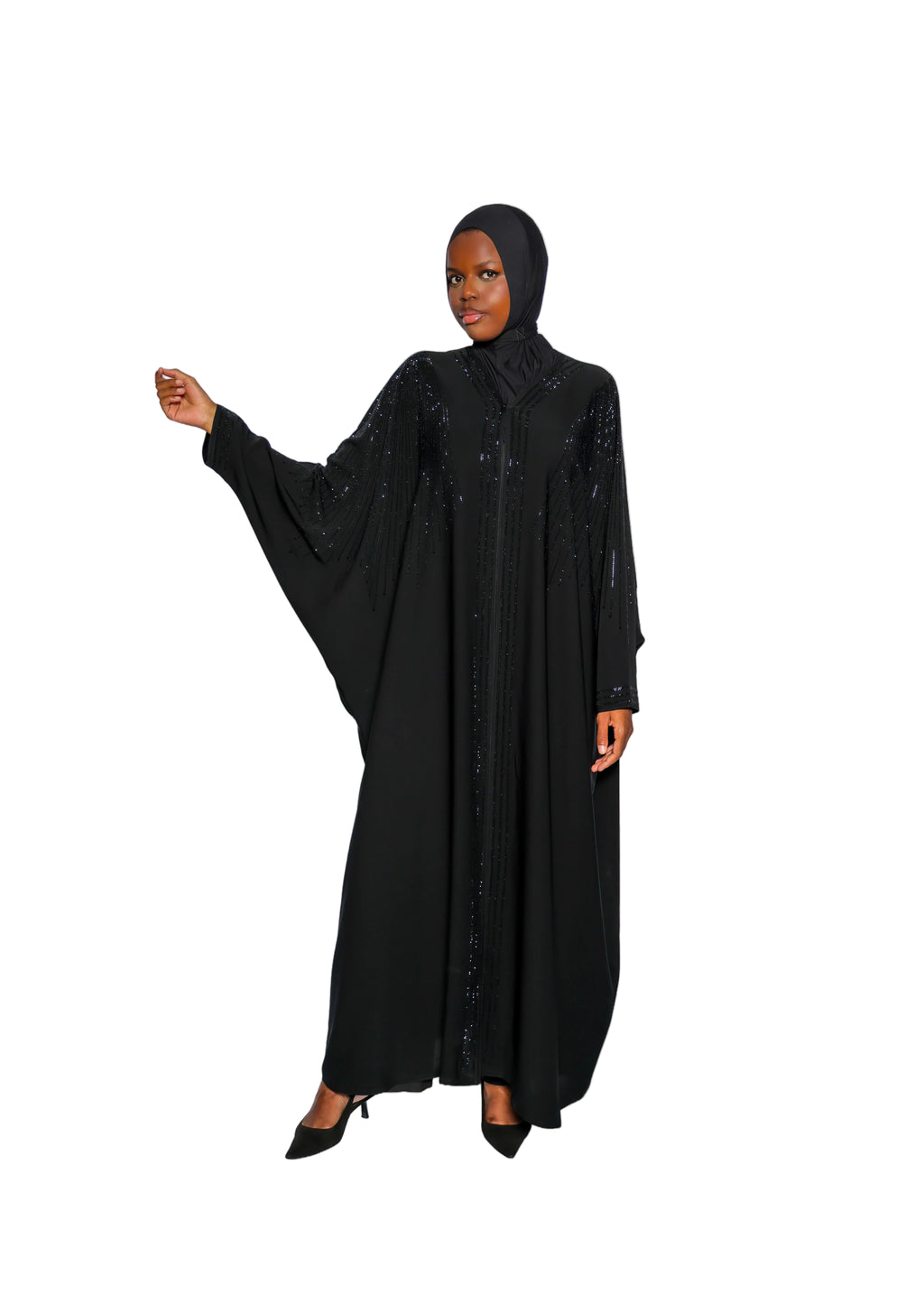 Nocturne Abaya - Black