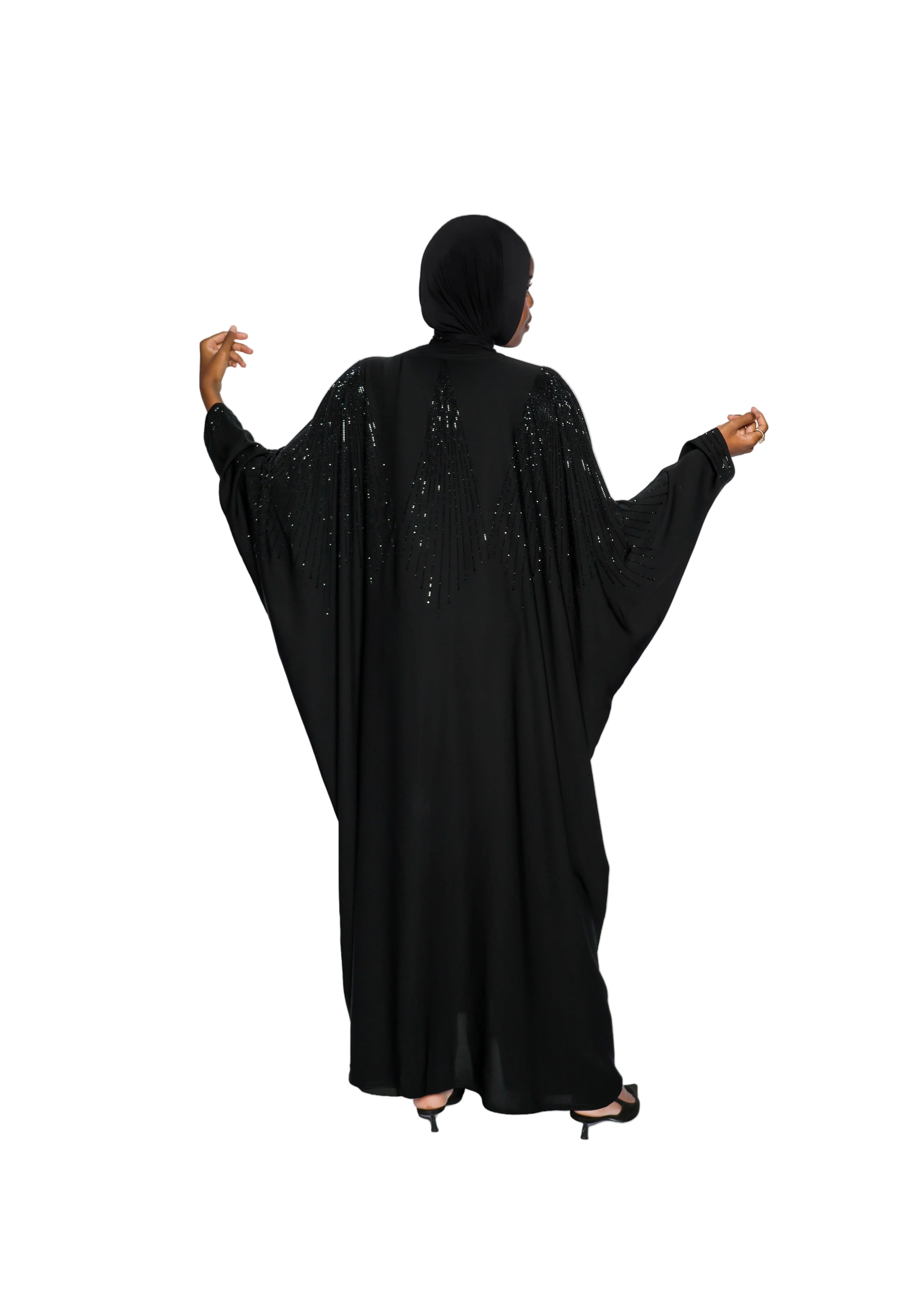 Nocturne Abaya - Black
