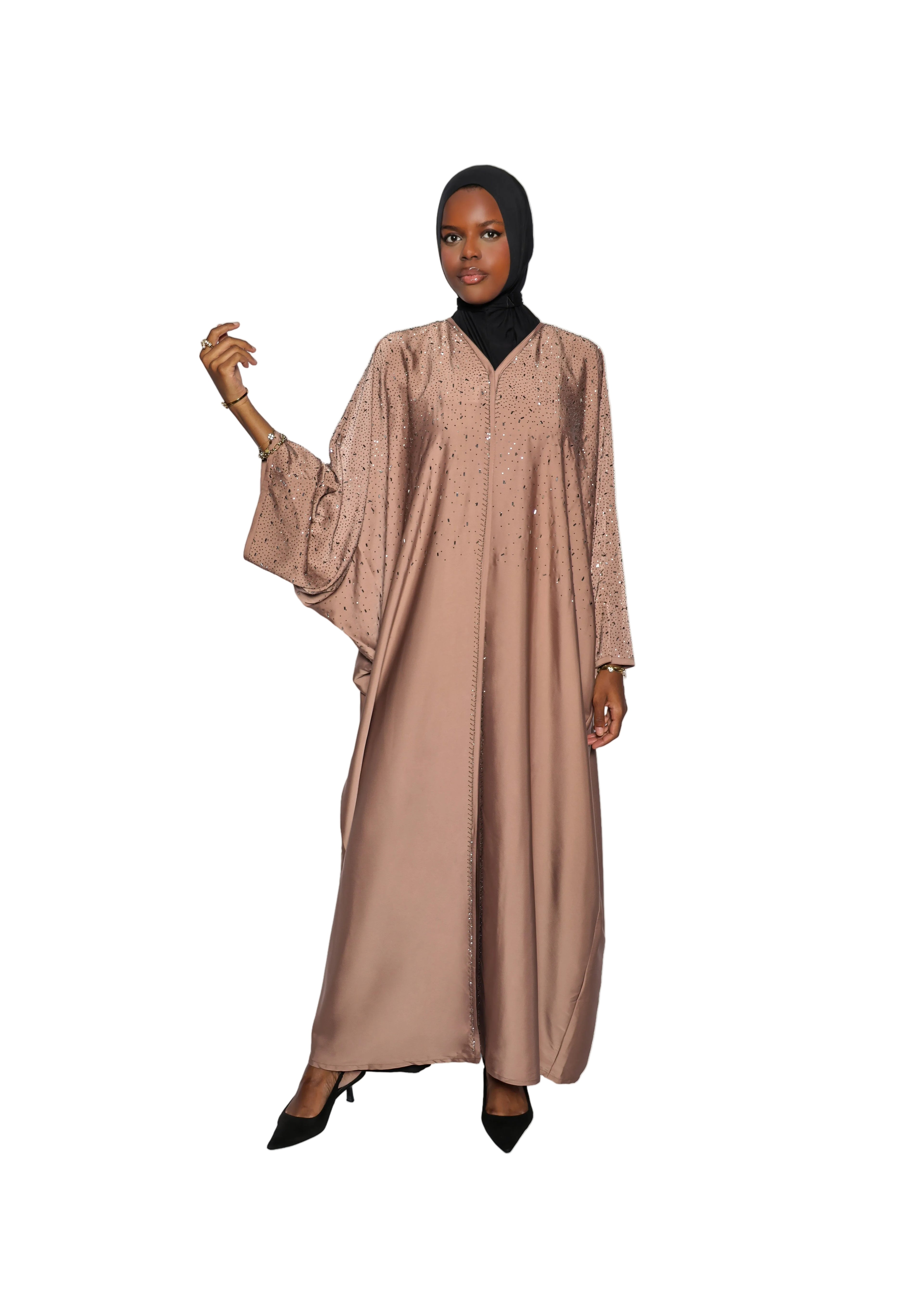 Nocturne Abaya - Taupe