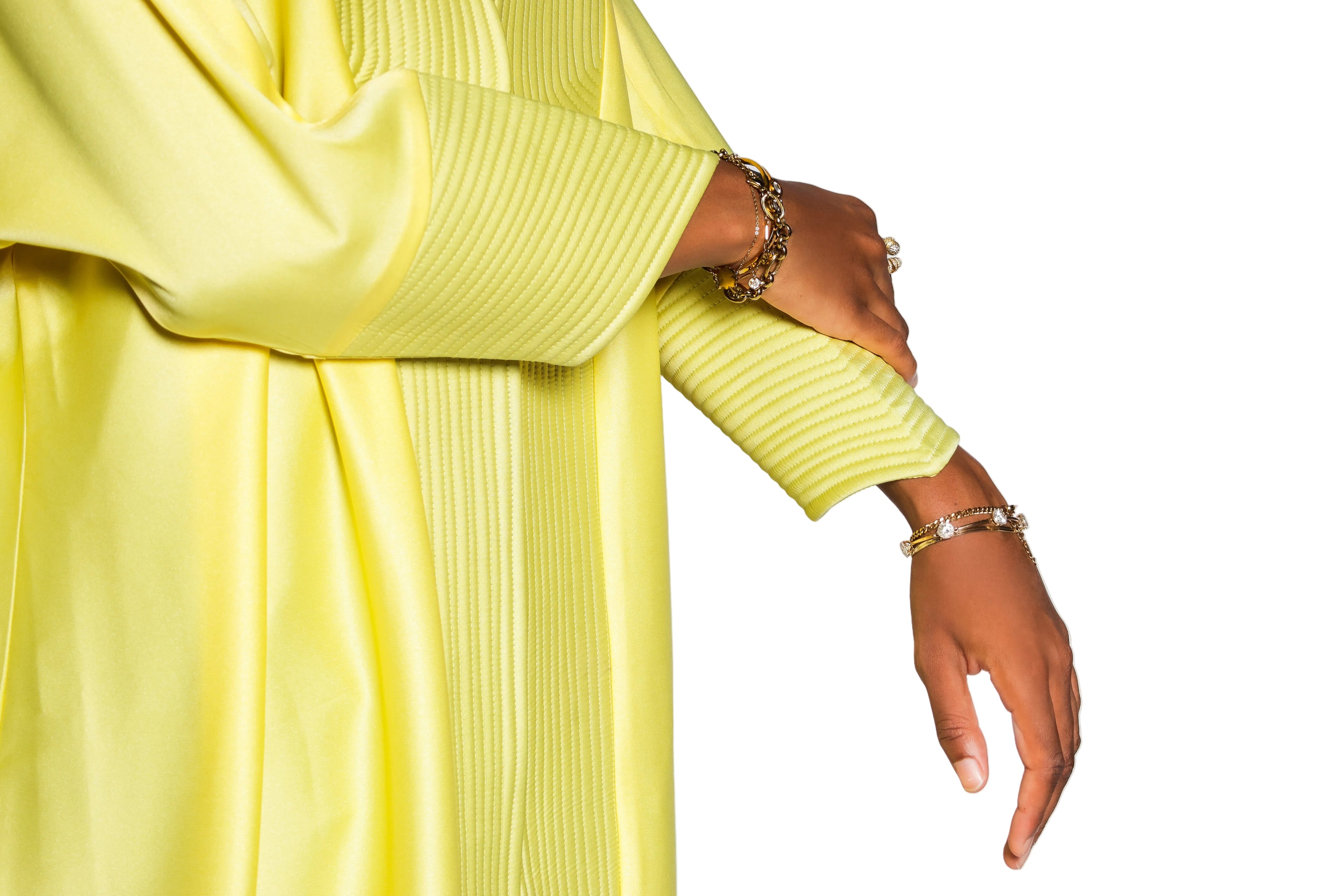 First Impression Abaya - Yellow