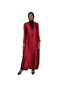 First Impression Abaya - Burgandy