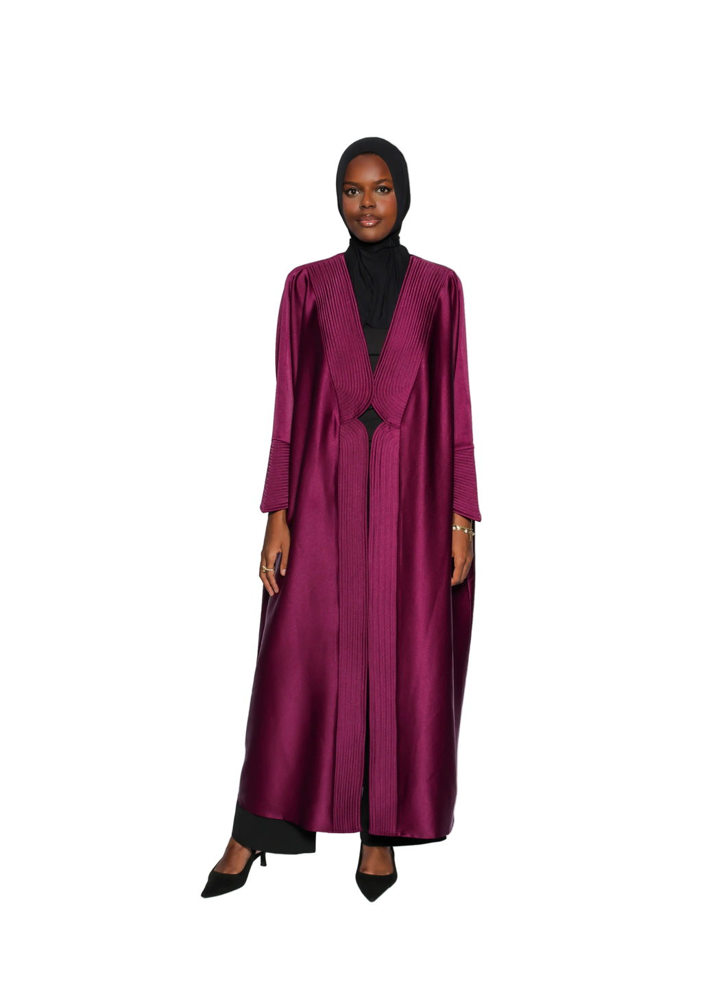 First Impression Abaya - Plum