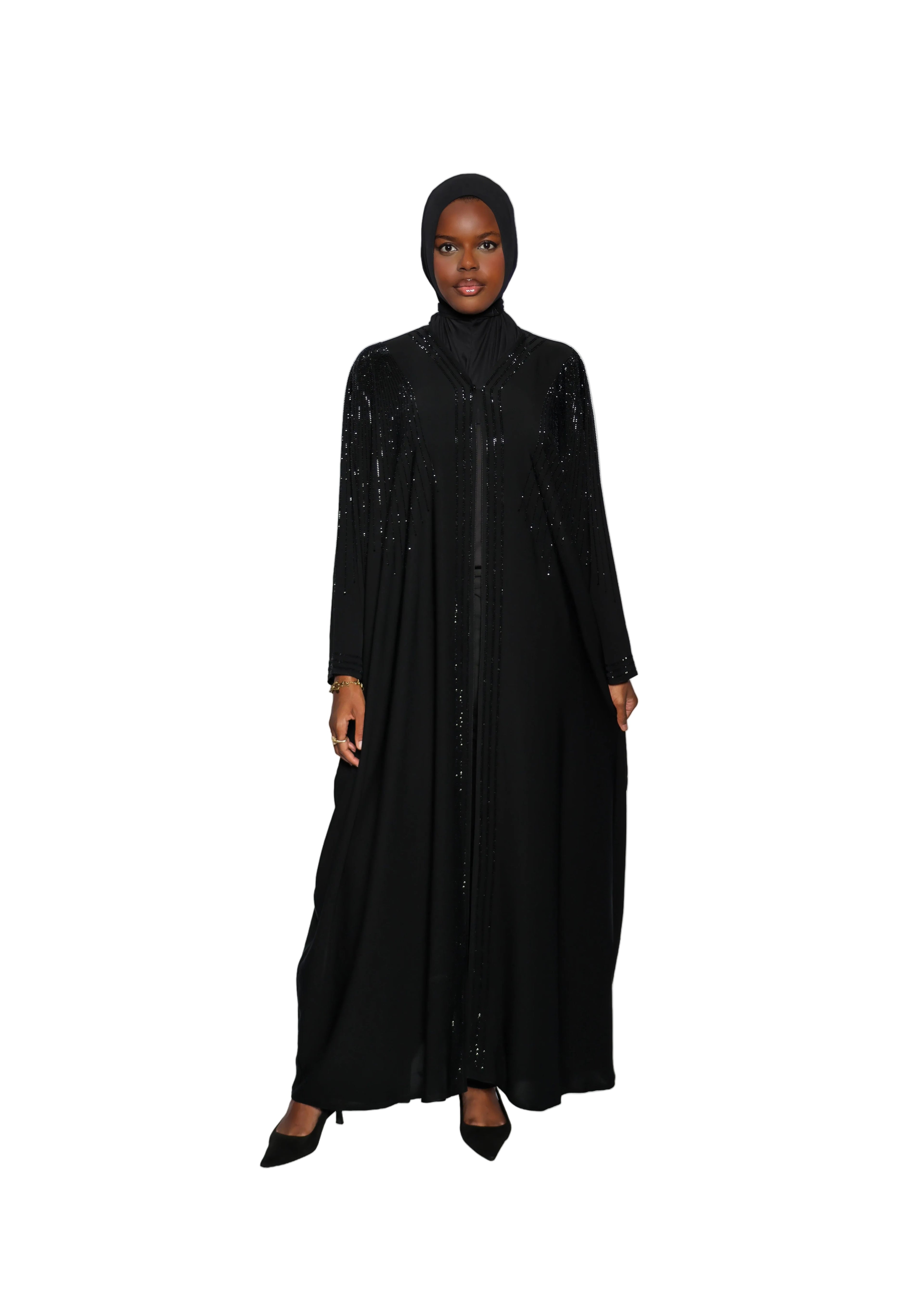 Nocturne Abaya - Black